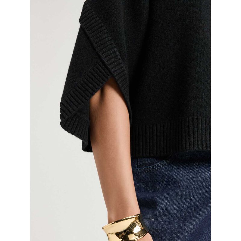 Veronika Maine Merino Cape Sleeve Sweater image number 6